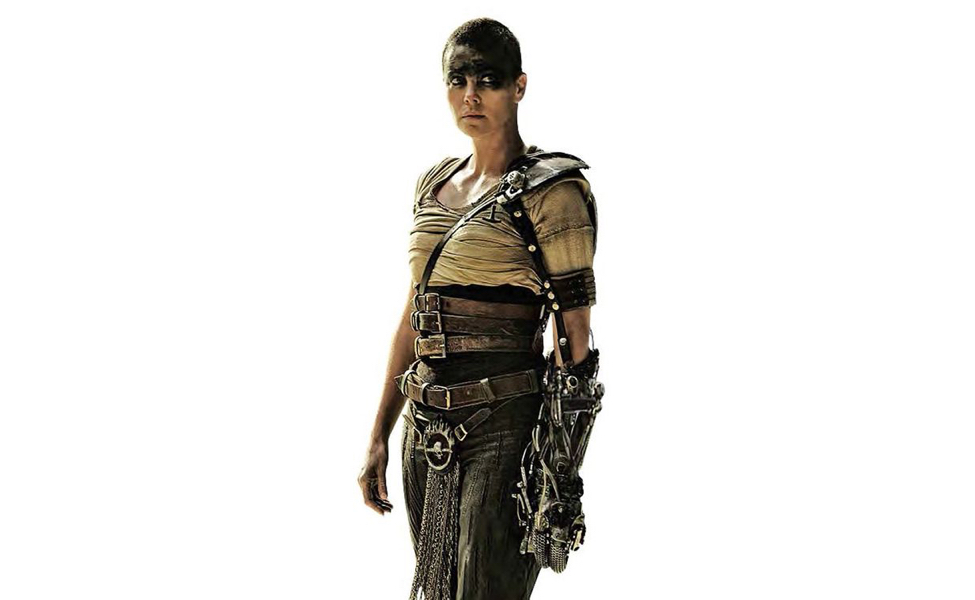 Imperator Furiosa (Charlize Theron), from Mad Max: Fury Road, looking pretty damned awesome!